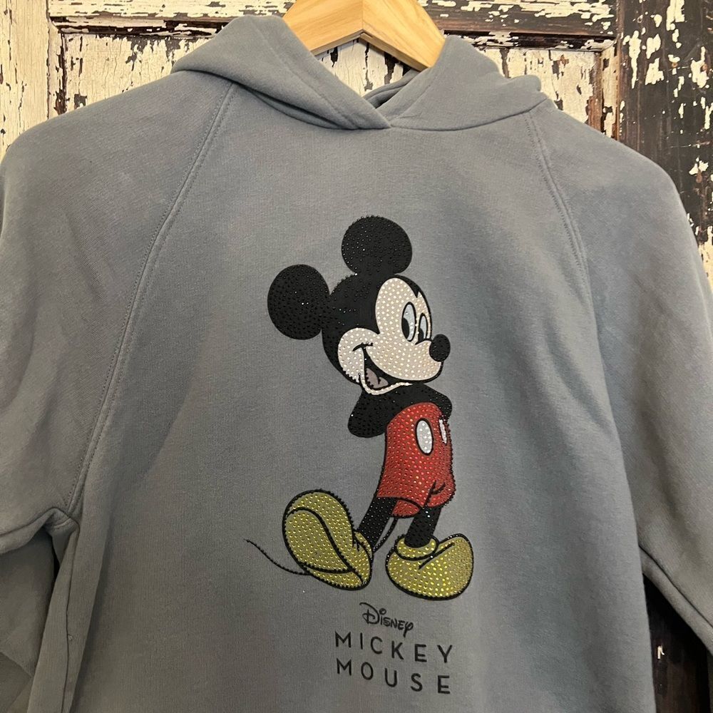 Zara x Disney kids Rhinestone Mickey Mouse Limited Edition Hoodie.  Size 11-12yr